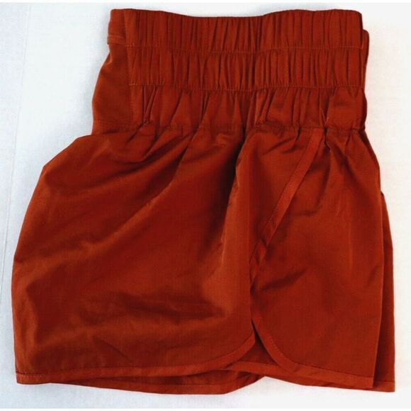 Free People Movement OB1128291 Women's Sz S Red Earth/Rust The Way Home Shorts - Picture 9 of 11